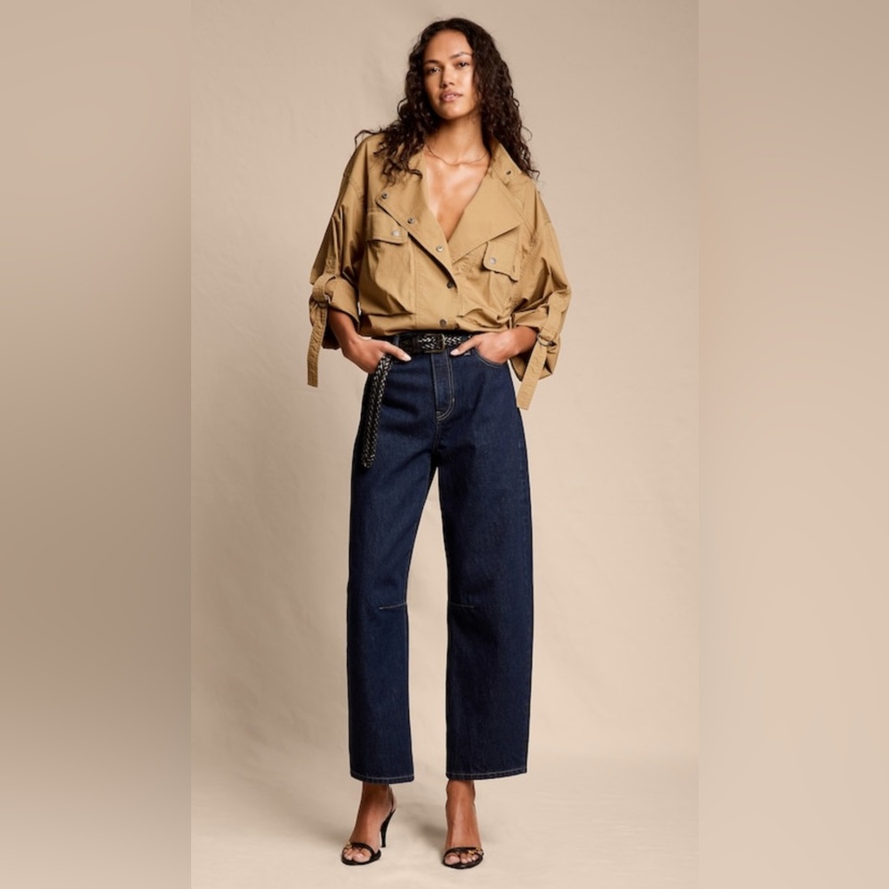 Banana Republic Navy Cropped Jeans